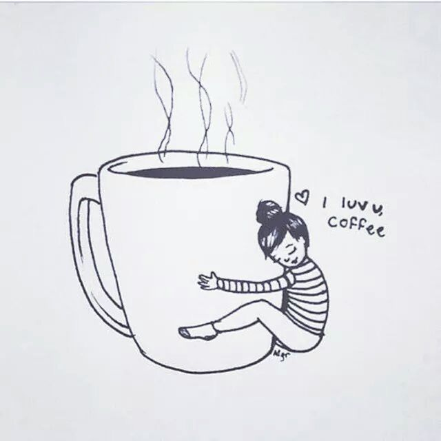 I love coffee, Coffee humor, Coffee art