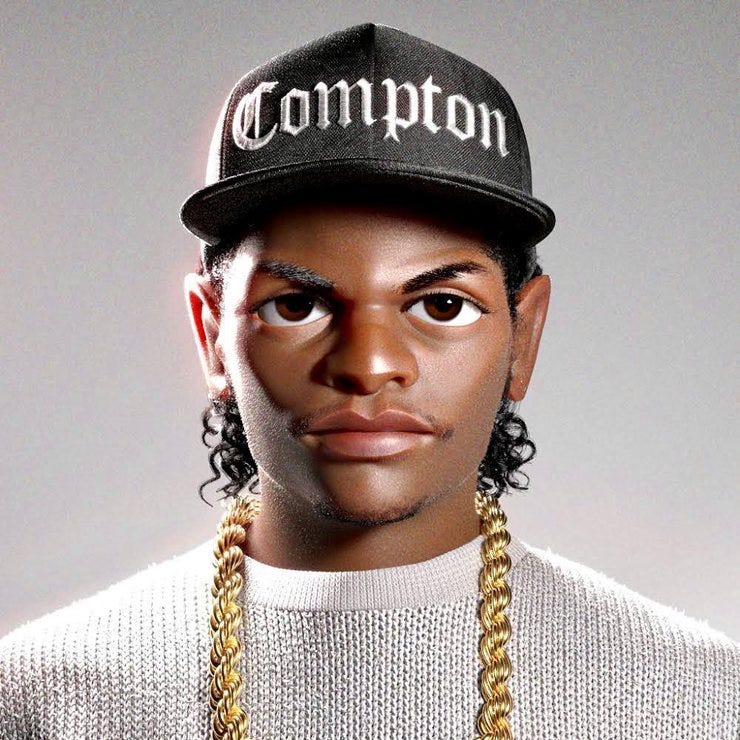 Eazy-E, 3D von Alex Alvarado