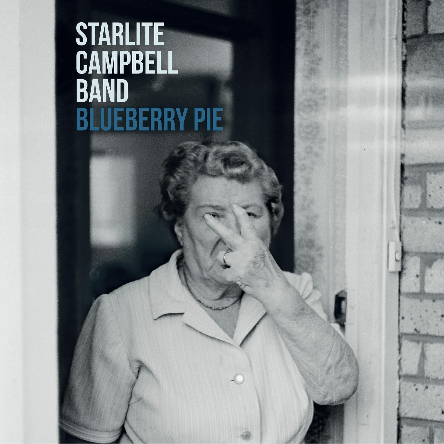 Album cover of Starlite Campbell Band ‘Blueberry Pie’ featuring my phot of Betty Higgs