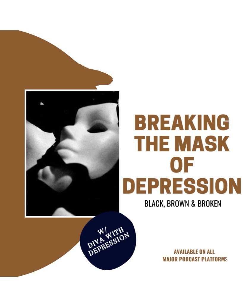 Podcast Cover Art For  Breaking the Mask of Depression