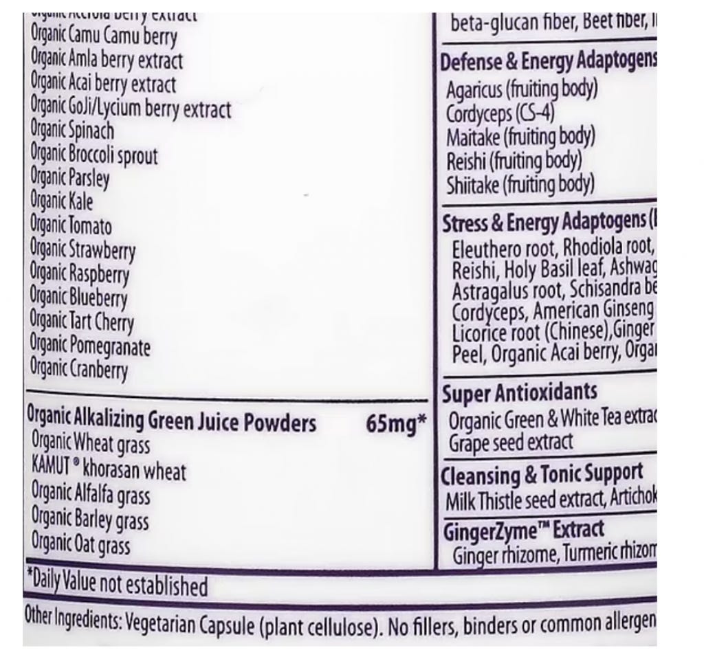 AVFC good ingredients