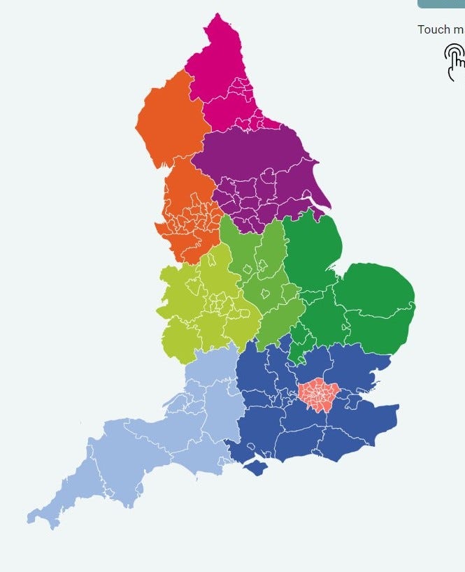 Mappa HIV Inghilterra