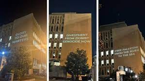 Glory to our martyrs' projected on university campus by pro-Hamas group -  The Jewish Chronicle