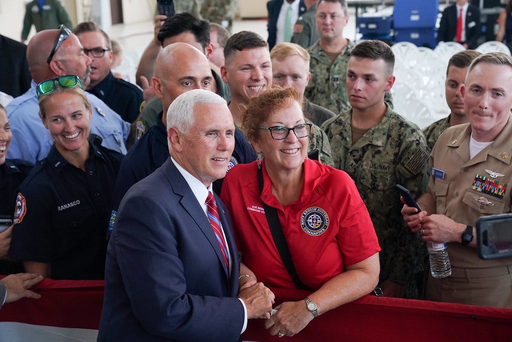 Vice President Mike Pence Visits the Naval Air Station Jacksonville