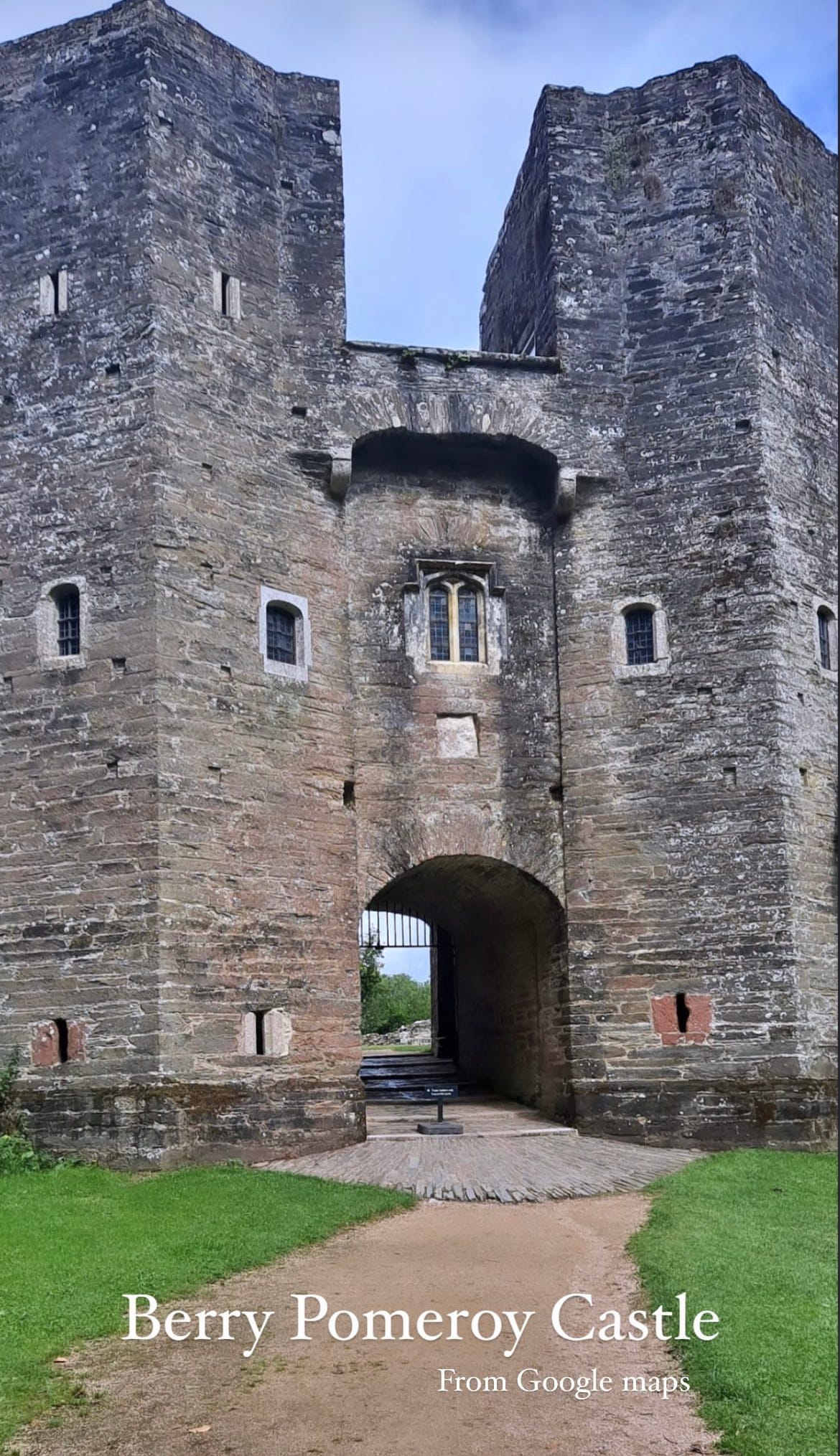 Berry Pomeroy Castle was Goudge’s inspiration for the Birley’s castle.Berry Pomeroy Castle was Goudge’s inspiration for the Birley’s castle.