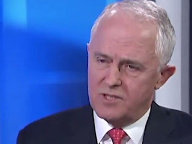 Prime Minister Malcolm Turnbull did not like being interrupted. Picture: ABC