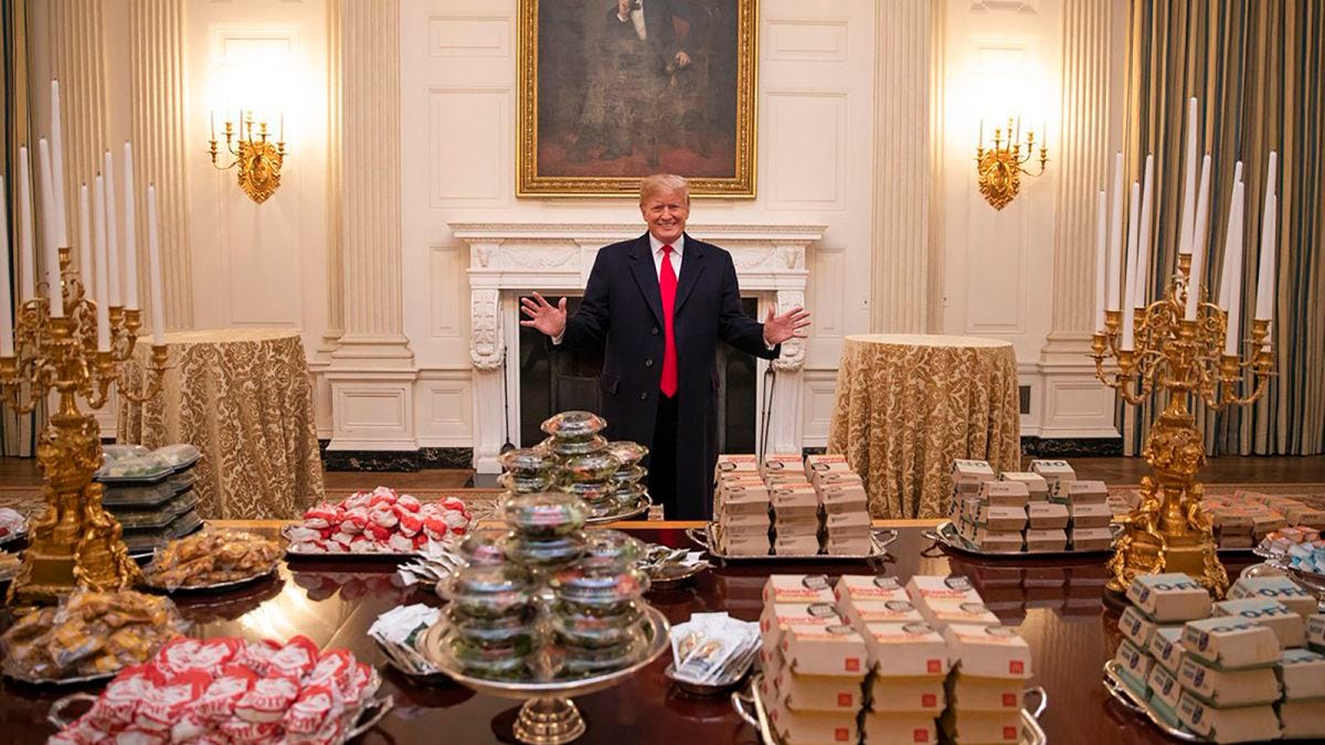 Donald Trump's epic fast food picture is perfectly Trumpian | CNN Politics