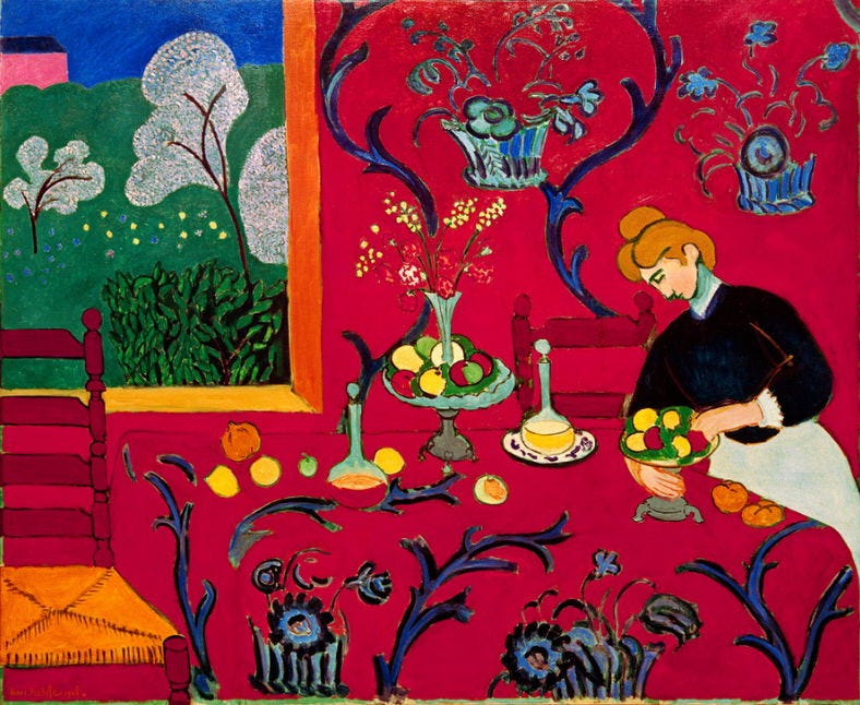 “Red Room (Harmony in Red), by Henri Matisse. AKG726620 “Red Room (Harmony in Red), by Henri Matisse. AKG726620