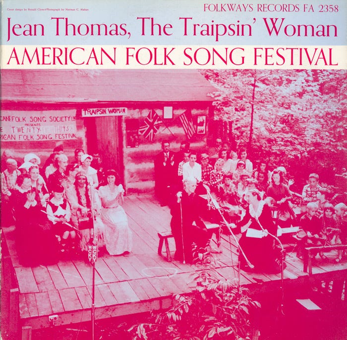 American Folk Song Festival: Jean Thomas, The Traipsin' Woman