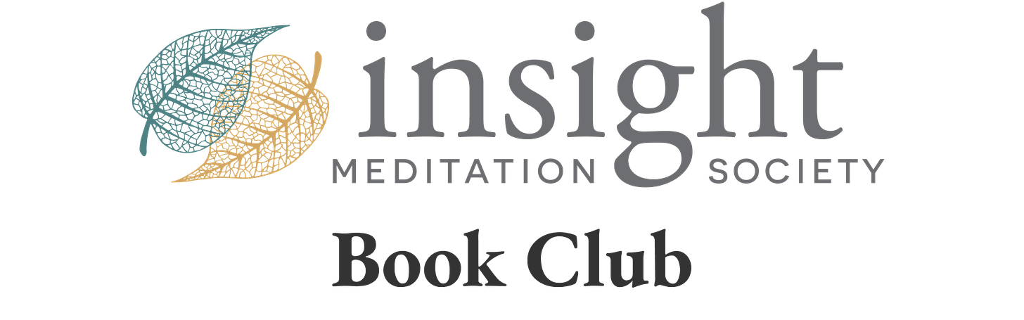 Insight Meditation Society Logo and the words Book Club