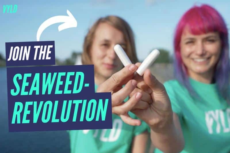 Vyld's Seaweed Tampons Outperform Conventional Products - vegconomist - the  vegan business magazine