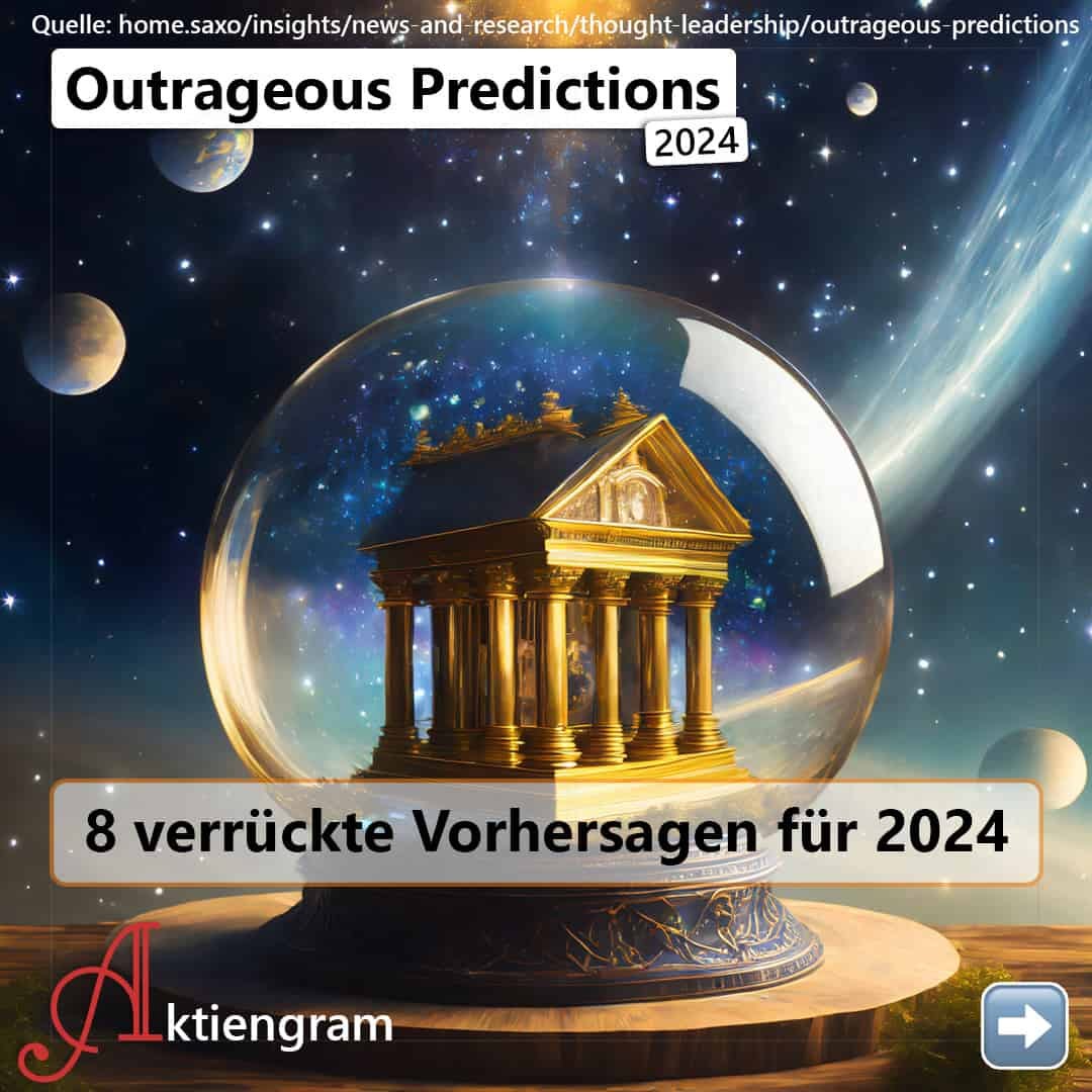 Die „Outrageous Predictions“ für 2024 der Saxo Bank