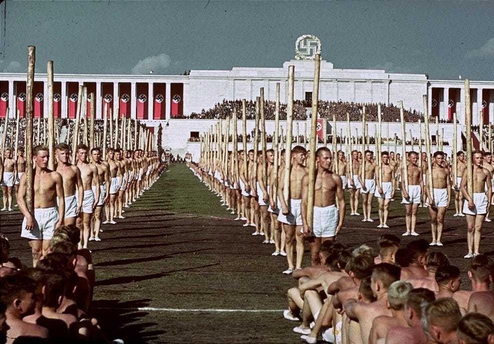 Reich Party Congress, Nuremburg, Germany, 1938.