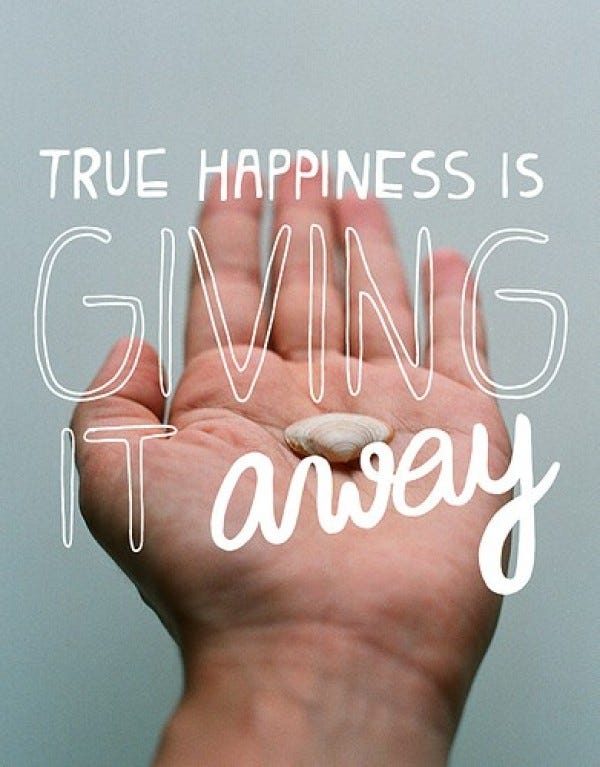 Quotes about Giving it away (103 quotes)