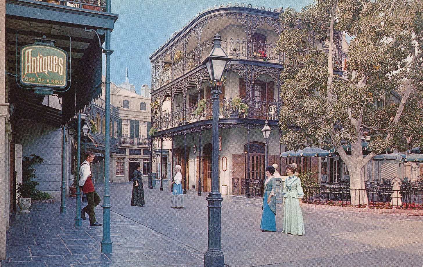 Vintage Disneyland Postcards: New Orleans Square | Atomic Redhead