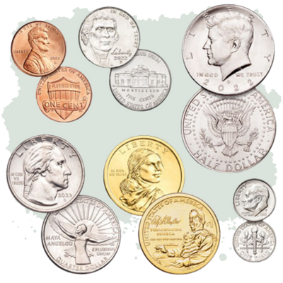 Image of American coins