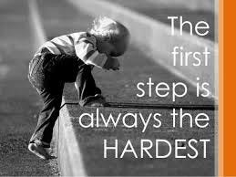 power of taking the first step ...