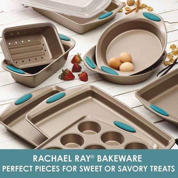 Rachael Ray 47578 Cucina Nonstick Bakeware Set 2019 hottest holiday kitchen cook gifts