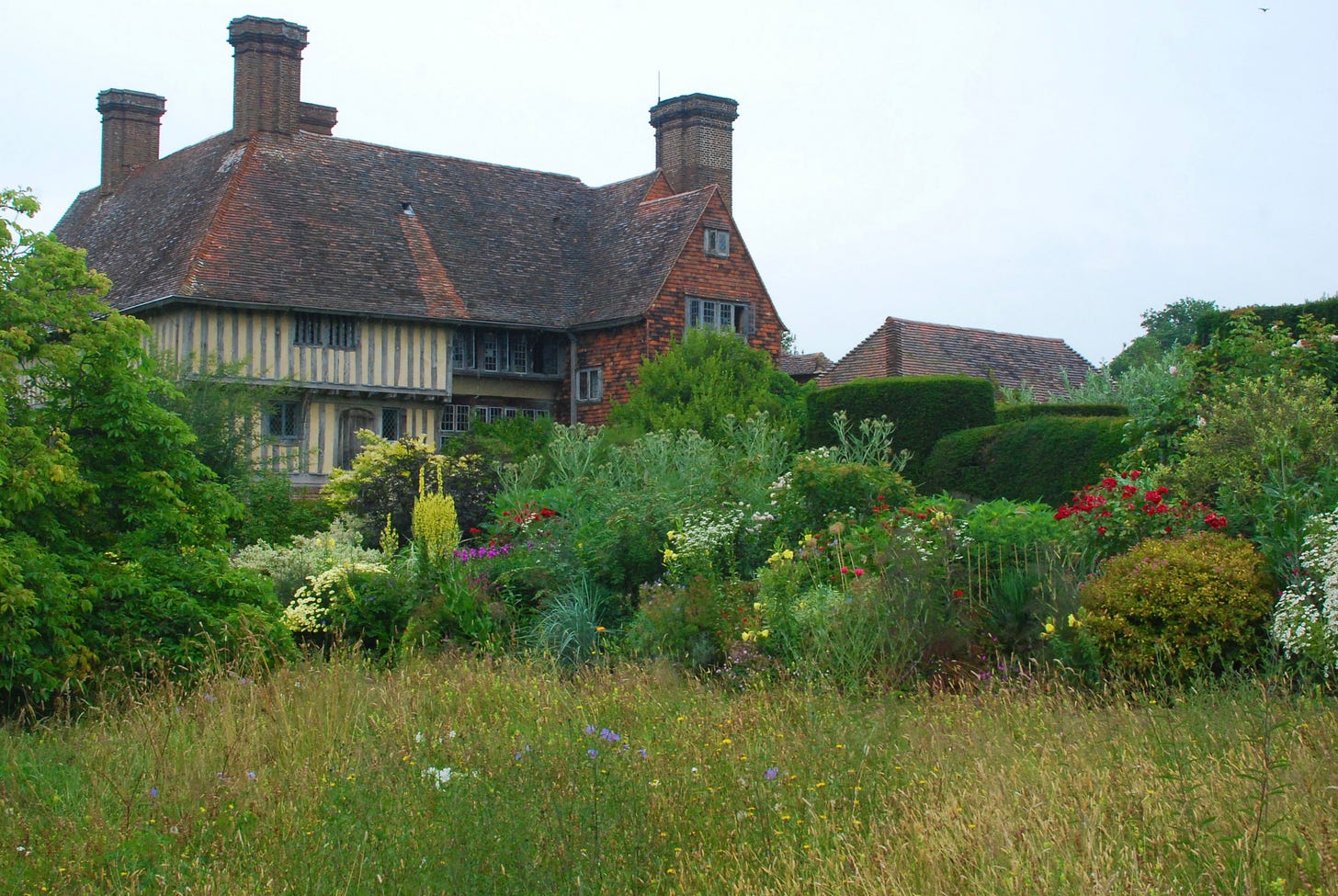 Great Dixter House & the Long Border in June 2017