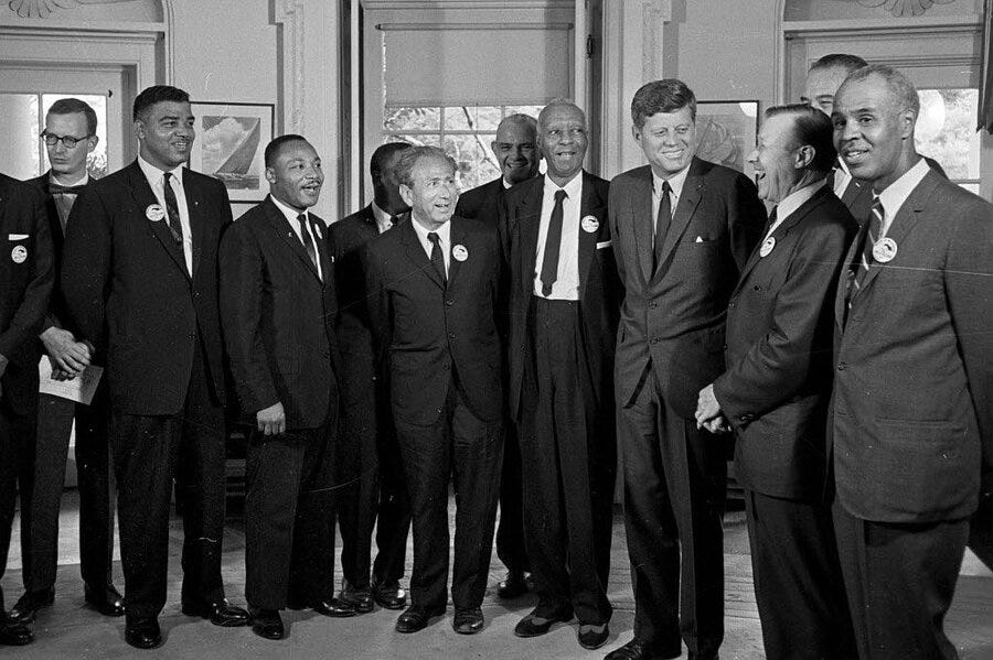 Martin Luther King Jr. and John F. Kennedy: civil rights' wary allies ...