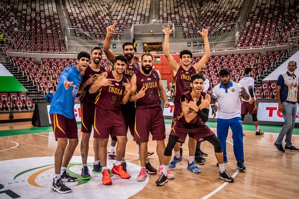 India vs Palestine 2021 FIBA Asia Cup Qualifiers