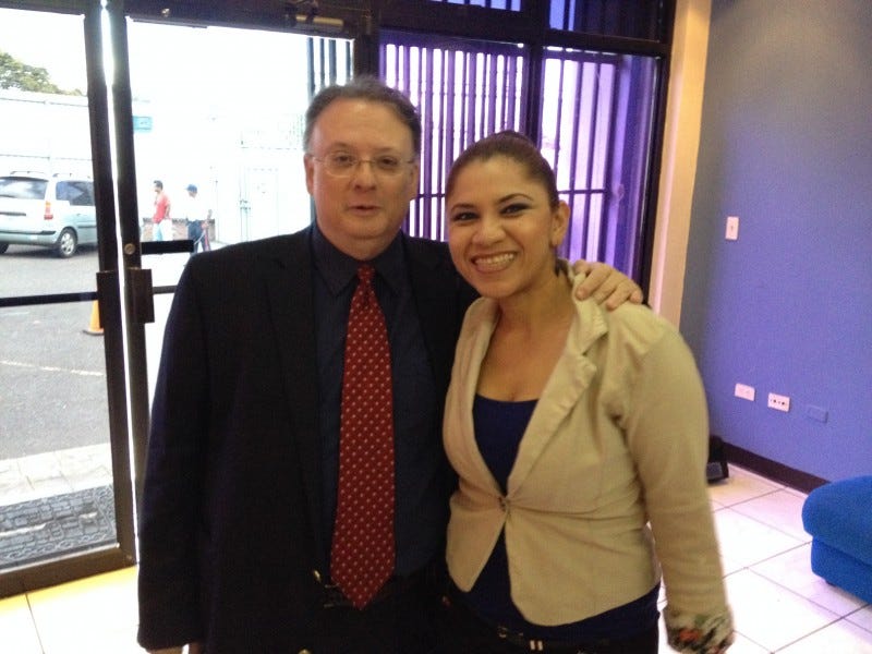 Con la indispensable Jessica Pavon