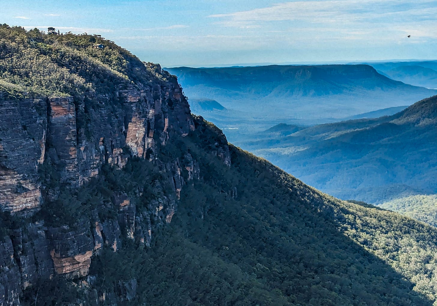 The blue in Blue Mountains.