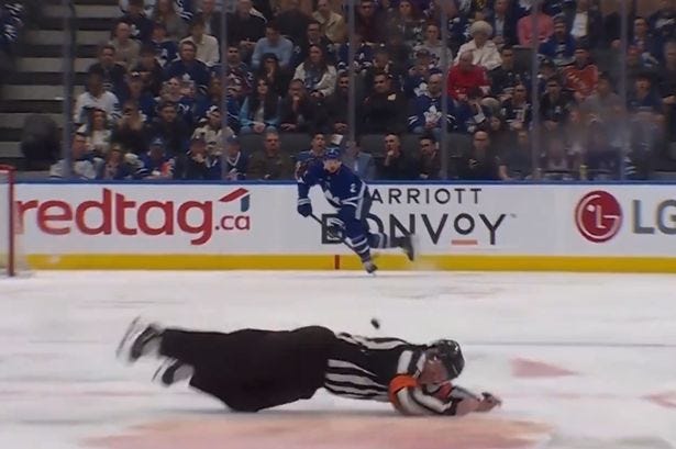 Canadian ref accused of 'assisting' Toronto Maple Leafs goal vs Colorado  Avalanche - Irish Star