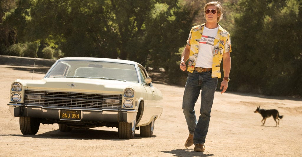 brad pitt once upon a time in hollywood