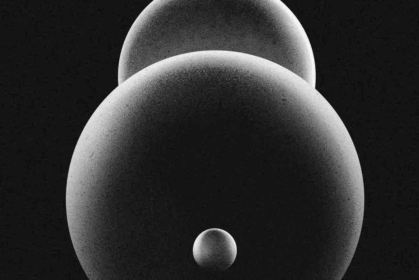 Planets in alignment in space representing high vibration alignment