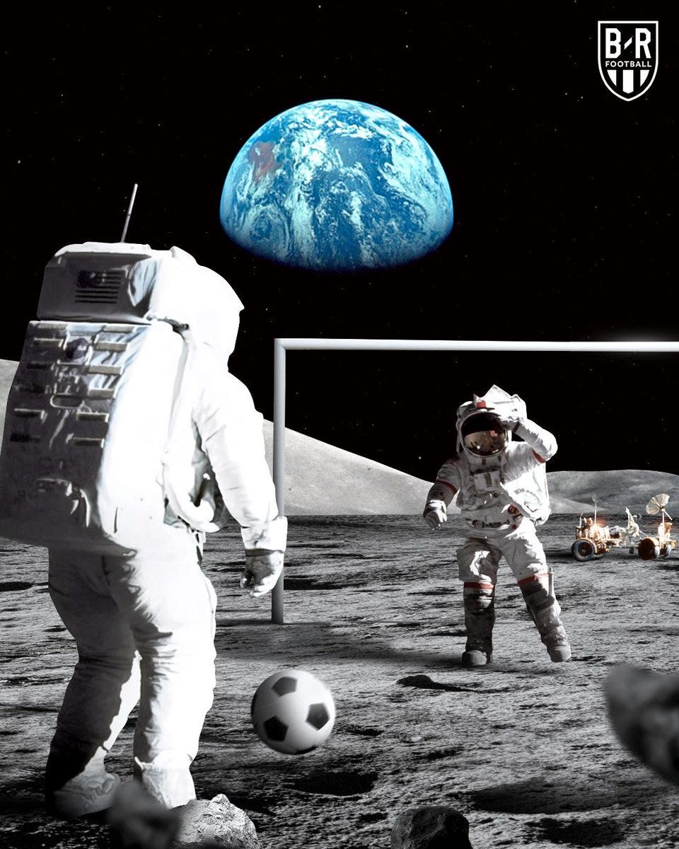 B/R Football on Twitter: "We all know what really happened when they landed  on the moon at this moment 50 years ago #Apollo50 https://t.co/DAUoHSt2ao"  / Twitter