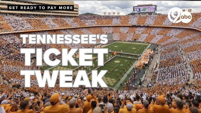 Tennessee ticket tweak: UTK fans to pay 10% student athlete 'talent fee'  starting in 2025