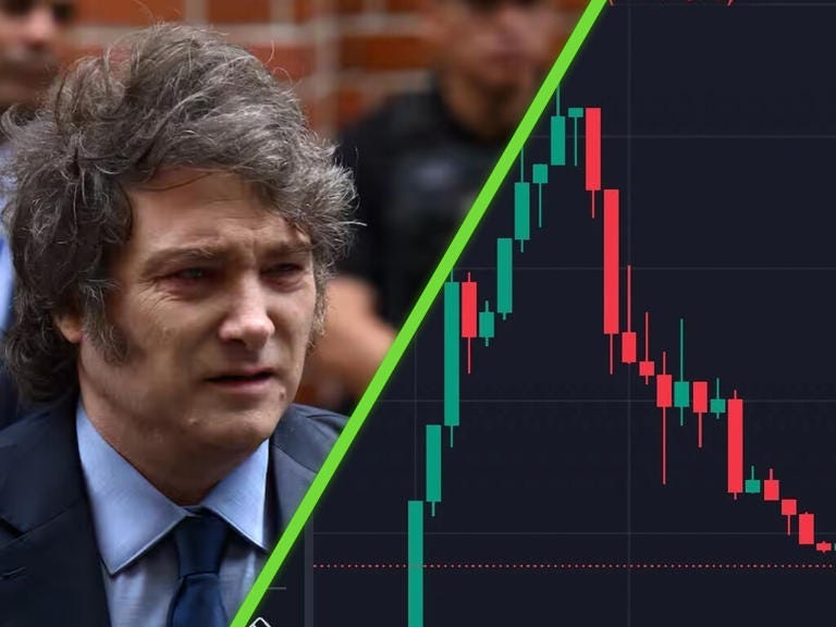 A Milei de Argentina se le hizo fácil promocionar una cripto en X, horas  después su
