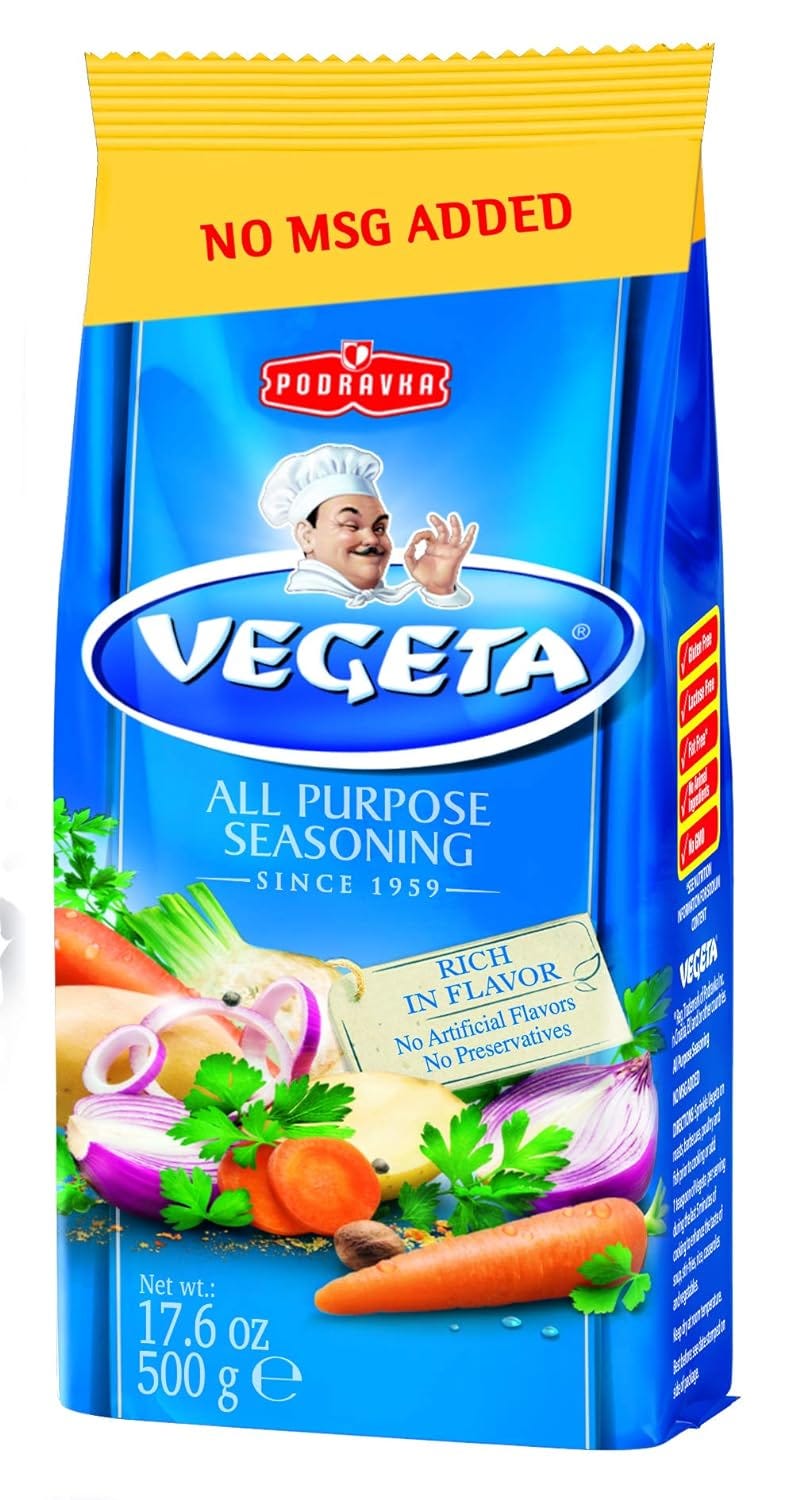spice blend vegeta blue and yellow bag