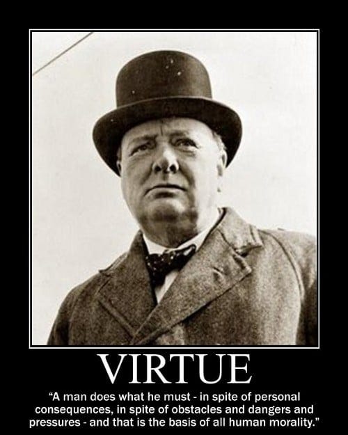 Winston Churchill Motivational Quotes | The Art of Manliness