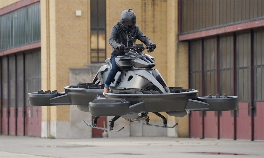 XTURISMO: World's first flying bike