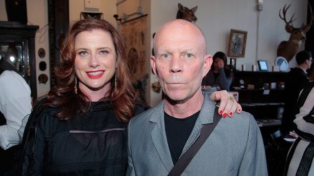 CEO and Museum Chair Tracy Hurley Martin and Vince Clarke attend the 2015 Morbid Anatomy Museum gala on April 21, 2015