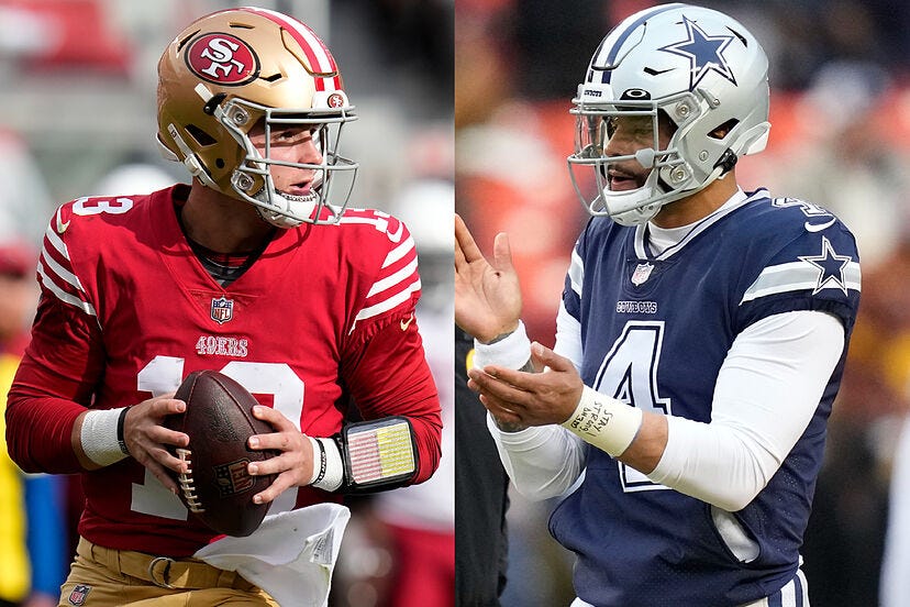 49ers' Brock Purdy and Cowboys' Dak Prescott set historic records in NFL  Wild Card round | Marca