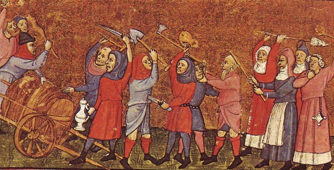 Peasants revolting