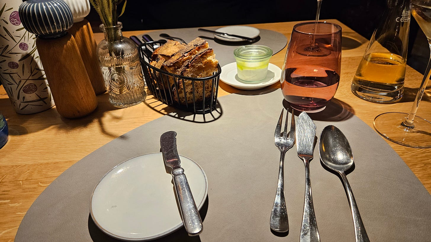 Place setting at Stiftskeller, Passau, Germany