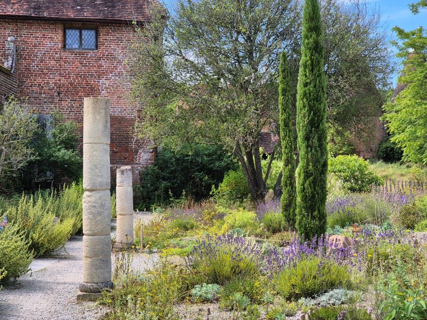 Delos at Sissinghurst Castle copyright Anne Wareham