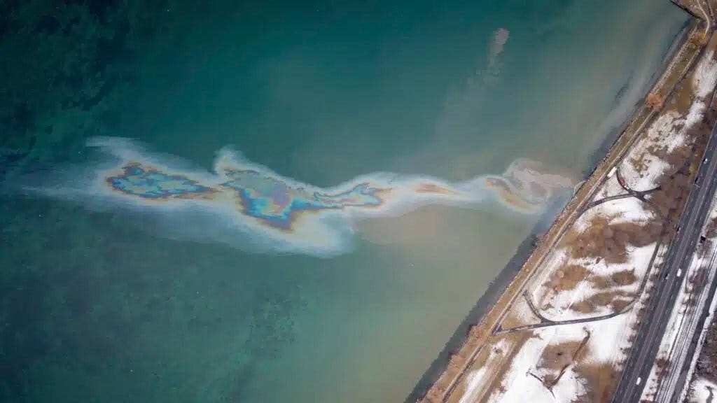 Investigation underway after large petroleum spill into Marsh Creek, Seneca Lake