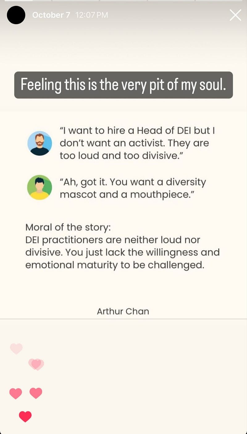 DEI meme about diversity mascots