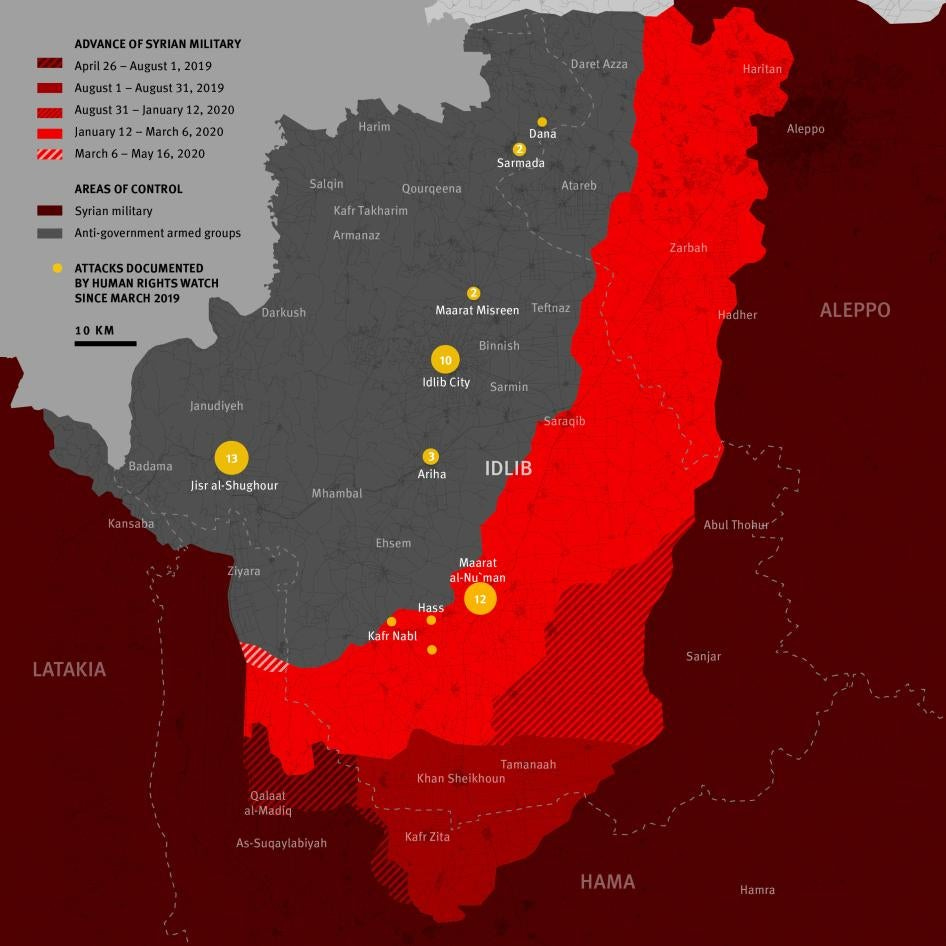 Targeting Life in Idlib": Syrian and Russian Strikes on Civilian  Infrastructure | HRW