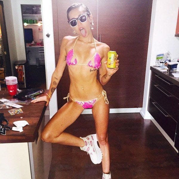 miley cyrus bikini shots 2015 gossip