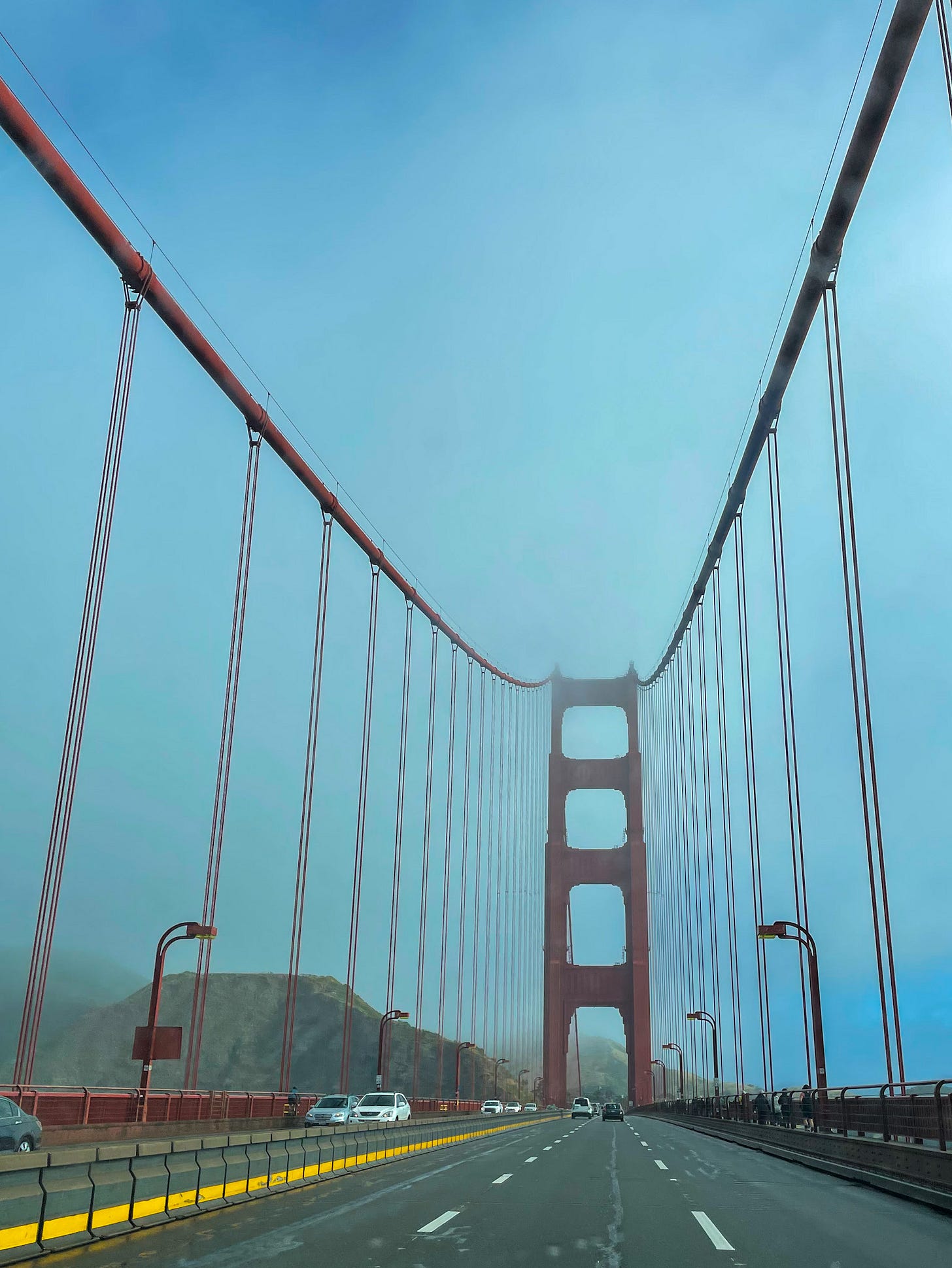 Crossing the Golden Gate Bridge