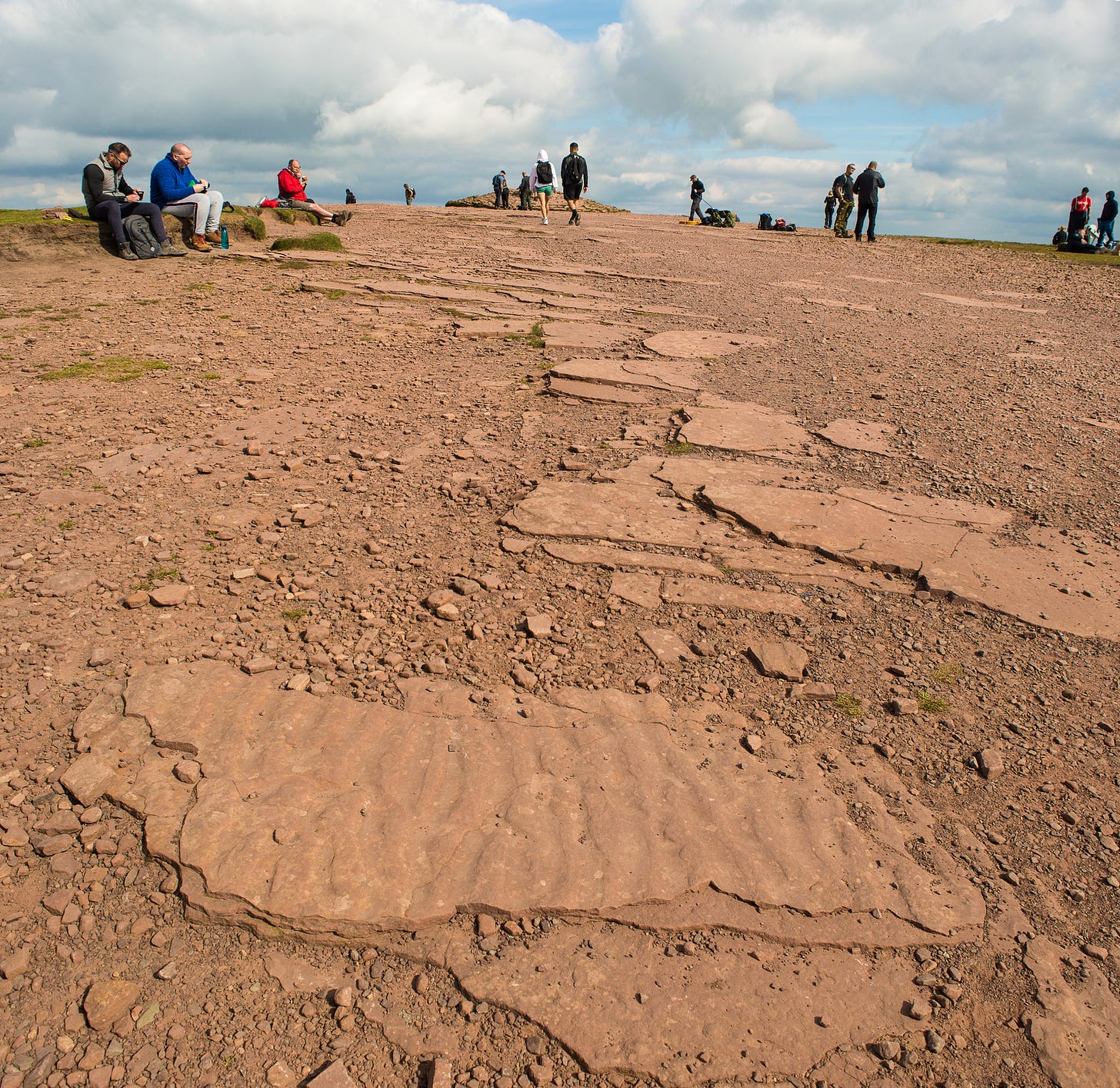 Pen y Fan summit – or the bed of an ancient lake?
