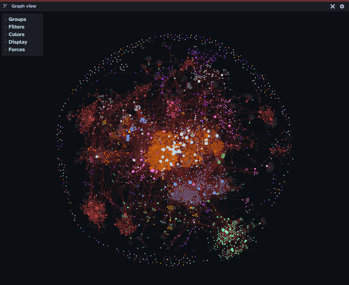 Multiple Graph View Filters and Color Grouping for Each - Feature archive - Obsidian Forum