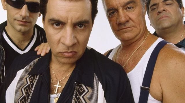 Shirt worn by Silvio Dante (Steven Van Zandt) as seen on The Sopranos  promotion | Spotern