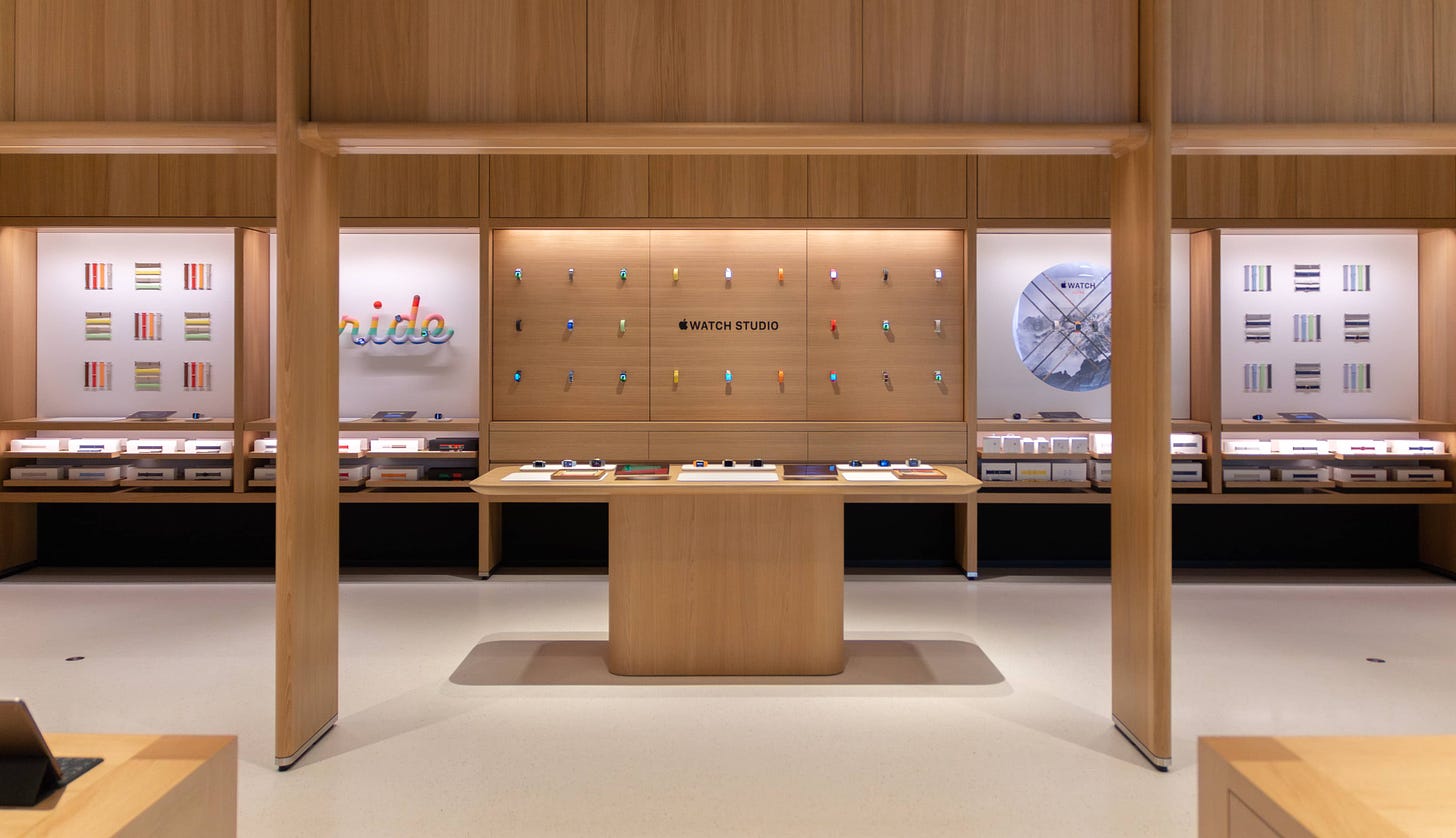 Apple Watch Studio (the new Experience Room) at Apple Tysons Corner.